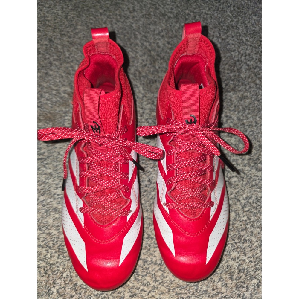 Adidas Freak Mahomes Football Cleats Red White IH5948 Mens Size 6